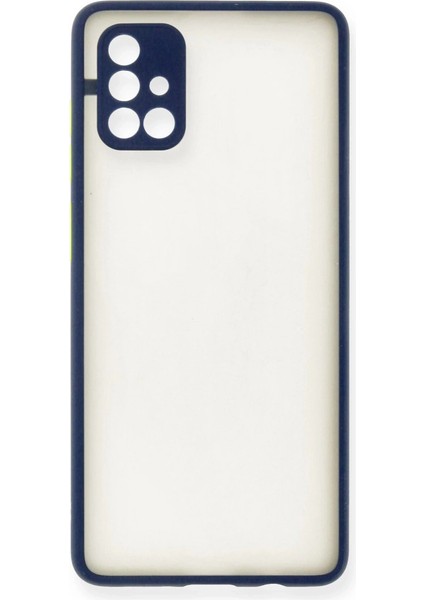 Buğz Samsung Galaxy A71 Kılıf Montreal Silikon Kapak - Lacivert fiyatları