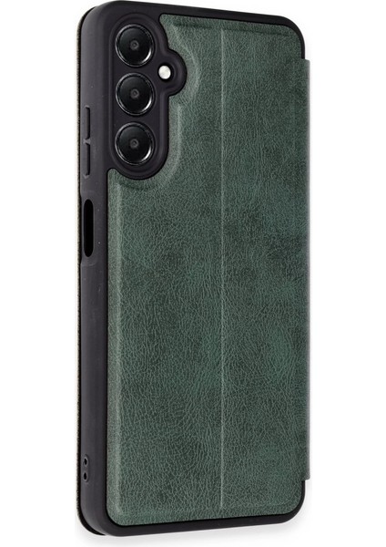 Buğz Newface Samsung Galaxy A25 5g Kılıf Flip Cover - Koyu Yeşil fiyatları