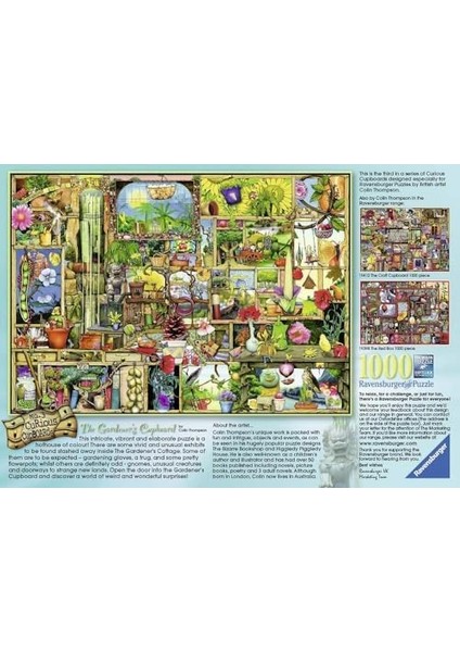 1000 Parça Puzzle Bahçıvan Dolabı fiyatları