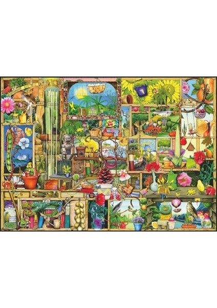 1000 Parça Puzzle Bahçıvan Dolabı modelleri