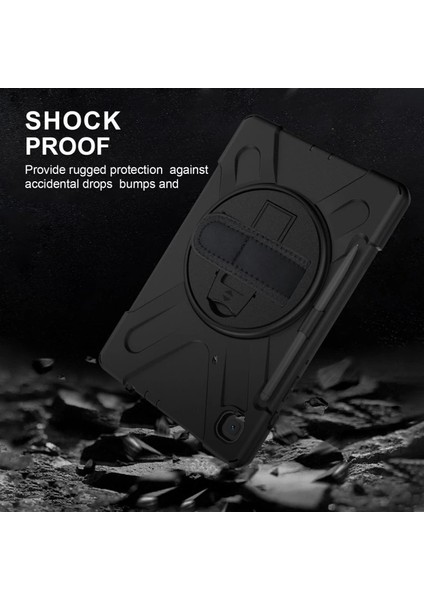 Buğz Samsung Galaxy P610 Tab S6 Lite 10.4 Kılıf Amazing Tablet Kapak - Siyah indirimleri