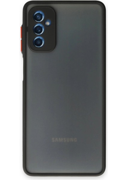 Buğz Samsung Galaxy M52 5g Kılıf Montreal Silikon Kapak - Siyah