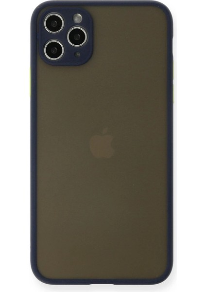Buğz Iphone 11 Pro Max Kılıf Montreal Silikon Kapak - Lacivert