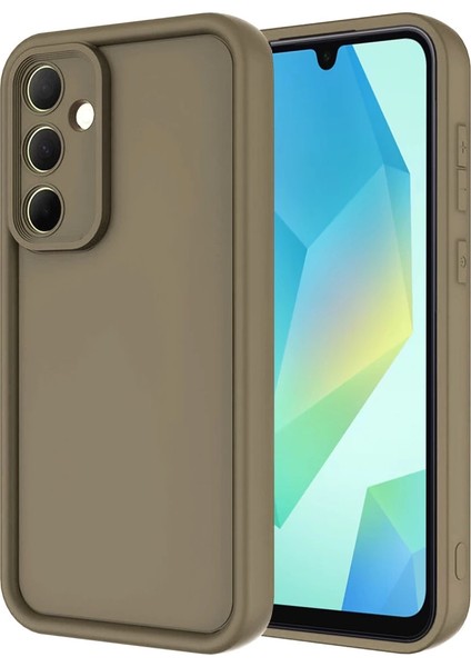 Buğz Samsung Galaxy A16 5g Kılıf Viera Silikon - Kahverengi