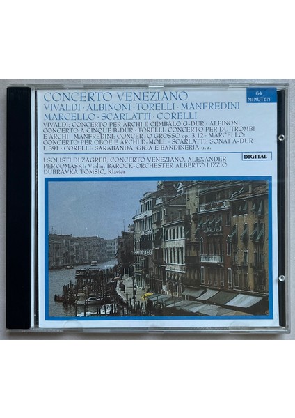 Concerto Veneziano CD (Orijinal 1989 Dönem Baskı Cd)