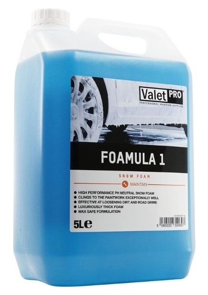 Foamula 1 Ph Nötr Yıkama Köpüğü 5 Lt ve Valet Pro Kurulama Havlusu fiyatları