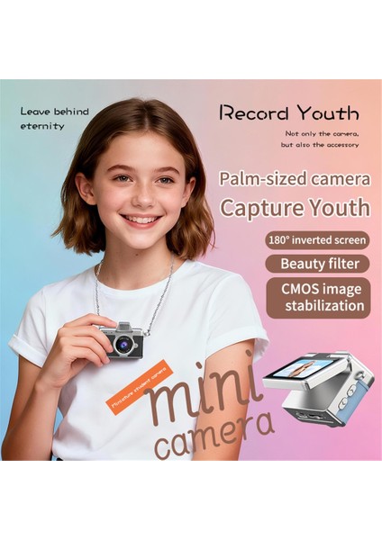 Mini Dijital Kamera Retro 1,47 Inç Döndürülebilir Ekran Video Kayıt modelleri