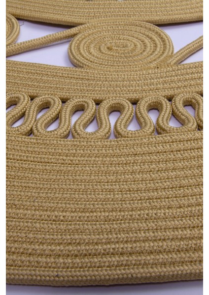 Reygon Ege 32 Hasır Daire Dekoratif El Örgüsü Kilim Yolluk Halı fırsatları