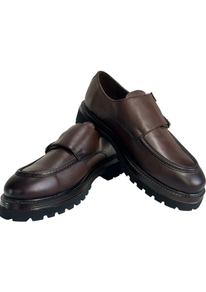 Tokalı Kahverengi Loafer