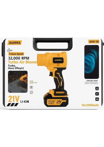 32.000RPM Ahv-18 Hava Üfleyici Turbo Fan modelleri