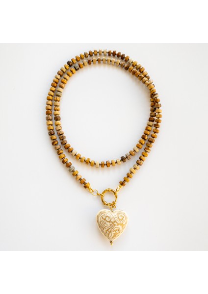 Esu – Odun Jasper & Hematit Kolye