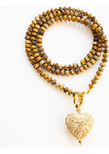 Esu – Odun Jasper & Hematit Kolye indirimleri