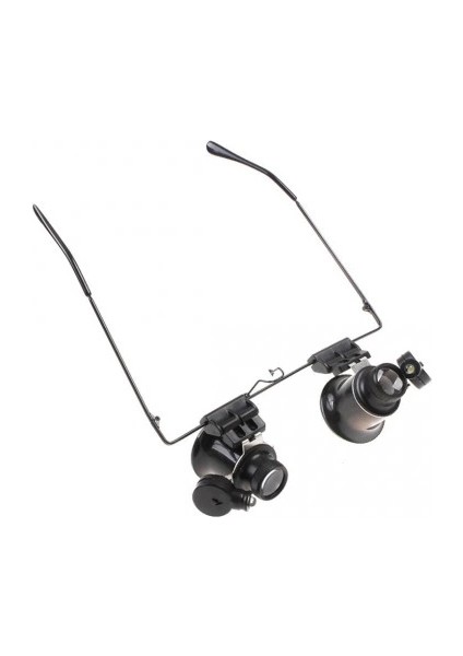 Gözlük Çıft LED Aydınlatma ,saat Onarımı Için Harika Büyüteç indirimleri