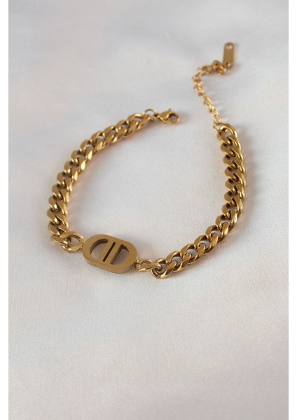 316L Çelik Renk Zincir Kadın Bileklik