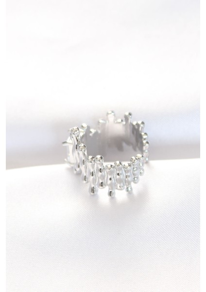 Renk Tırtıklı Kalın Baget Taş Tasarım Ayarlanabilir Yüzük fiyatları