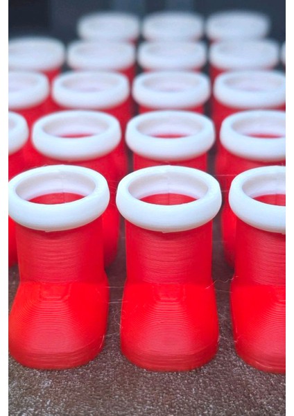 Noel Ayakkabı, Şapka ve Eldiven Mini Dekor Seti – Bioplastik Yılbaşı Süsleri modelleri