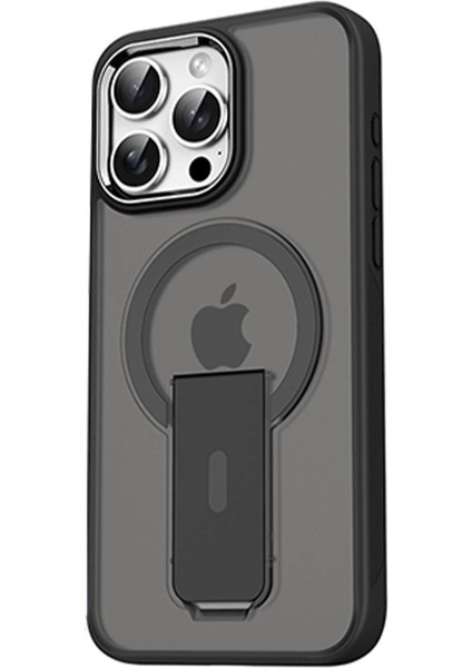 Buğz Newface Iphone 14 Pro Tork Magsafe Standlı Kapak - Siyah