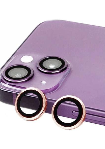 Buğz Iphone 13 Mini Raze Metal Kamera Lens - Pembe