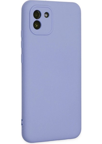 Buğz Samsung Galaxy A03 Kılıf Nano Içi Kadife Silikon - Lila fiyatları