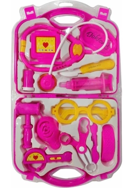 Çantalı Renkli Doktor Seti - Oyuncak Doktor Seti BAMBMNM839