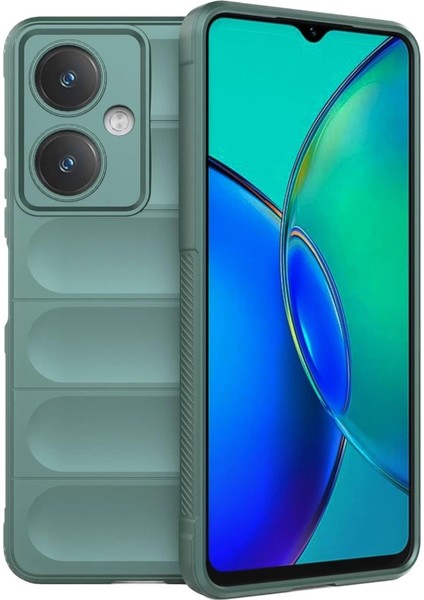Buğz Newface Vivo Y27 Kılıf Optimum Silikon - Koyu Yeşil fiyatları