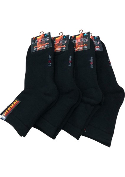 4 Lü Dündar Erkek Termal Havlu Kışlık Dikişsiz Konç Patik Çorap 40 - 44 No fiyatları