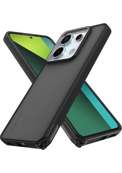 Buğz Newface Xiaomi Redmi Note 13 Pro 5g Kılıf Elegant Kapak - Siyah