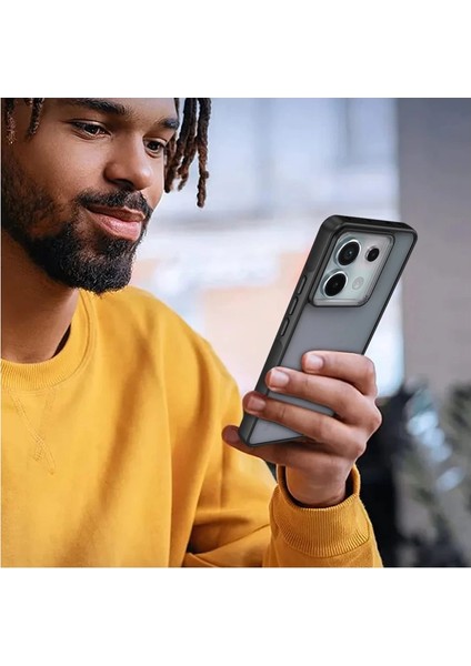 Buğz Newface Xiaomi Redmi Note 13 Pro 5g Kılıf Elegant Kapak - Siyah modelleri