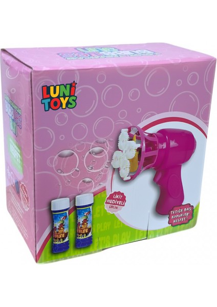 Çok Delikli Köpük Baloncuk Tabancası Pembe fırsatları