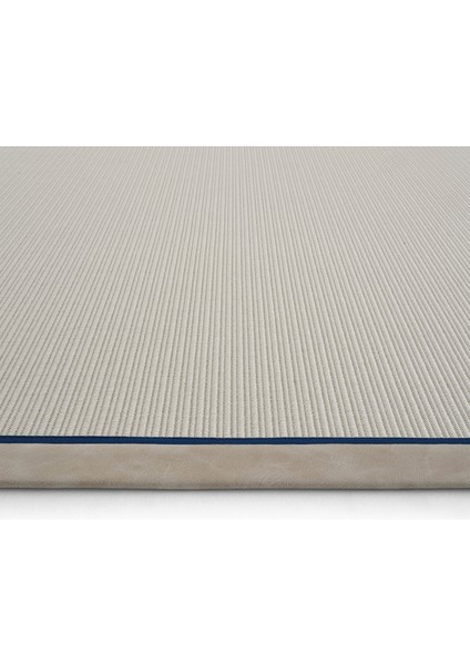 Oslo Art 04 Balkon Halısı Hasır Doku Mutfak Halısı Çift Bordürlü Ithal Sisal Halı Yolluk