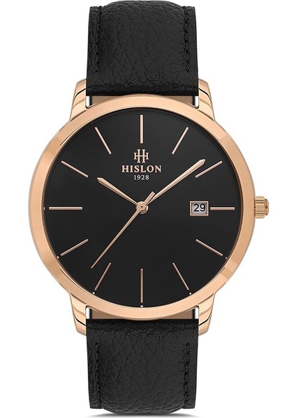 Siyah Deri Kordon Erkek Kol Saati CL161R-04BR