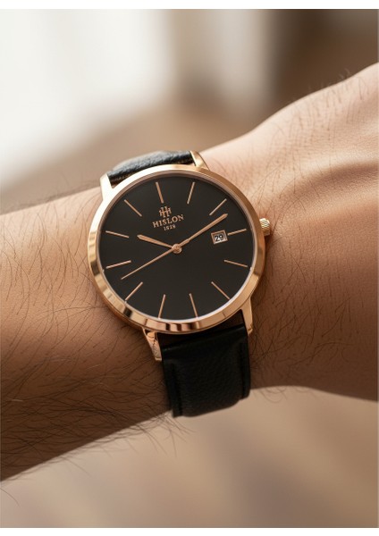 Siyah Deri Kordon Erkek Kol Saati CL161R-04BR fiyatları