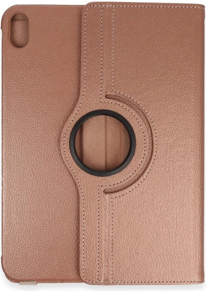 Buğz Ipad 2022 10.9 (10.nesil) Kılıf 360 Tablet Deri Kılıf - Rose Gold
