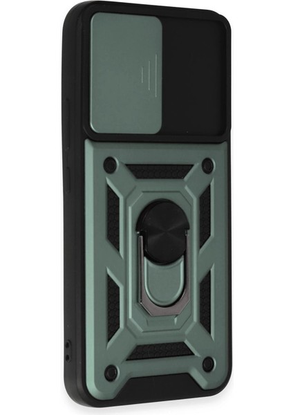 Buğz Samsung Galaxy A34 5g Kılıf Pars Lens Yüzüklü Silikon - Yeşil fiyatları