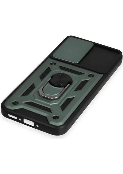 Buğz Samsung Galaxy A34 5g Kılıf Pars Lens Yüzüklü Silikon - Yeşil indirimleri