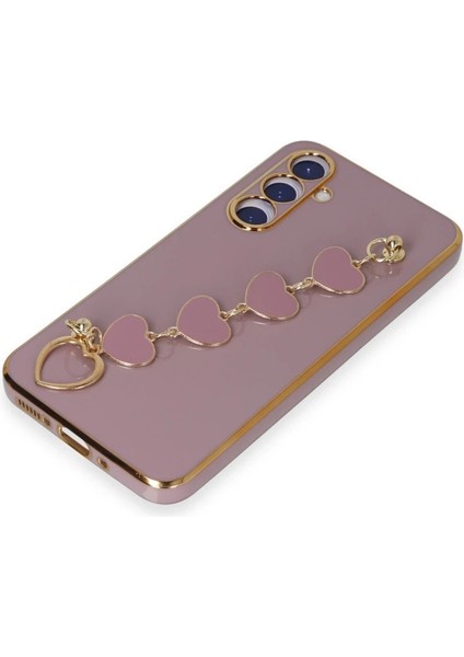 Buğz Samsung Galaxy A54 5g Kılıf Esila Silikon - Mor fırsatları