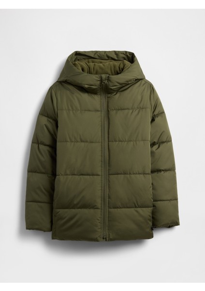 Erkek Çocuk Haki Coldcontrol Şişme Puffer Mont
