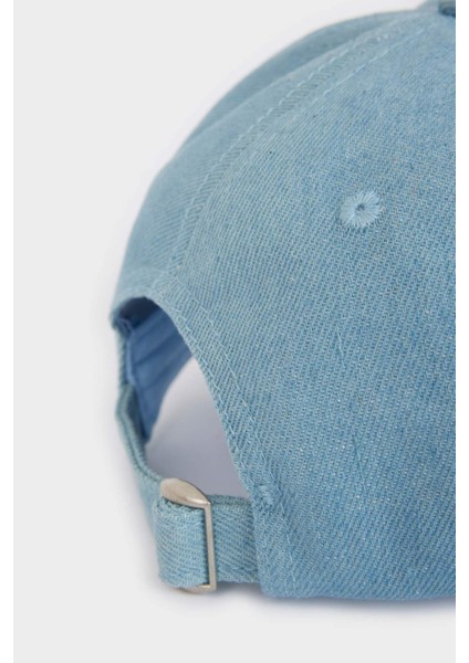 Erkek Çocuk Nakışlı Jean Cap Şapka D5316A825SM