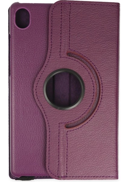 Buğz Lenovo Tab M8 Kılıf 360 Tablet Deri Kılıf - Mürdüm fiyatları