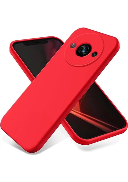 Buğz Newface Xiaomi Redmi A3 4g Kılıf First Silikon - Kırmızı