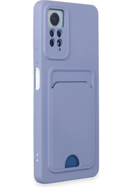 Buğz Xiaomi Redmi Note 12 Pro 4g Kılıf Kelvin Kartvizitli Silikon - Lila fiyatları