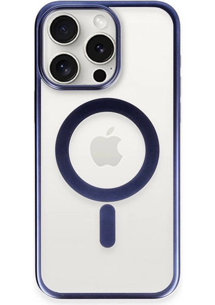 Buğz Iphone 15 Pro Max Kılıf Erozi Magsafe Kapak - Lacivert fiyatları
