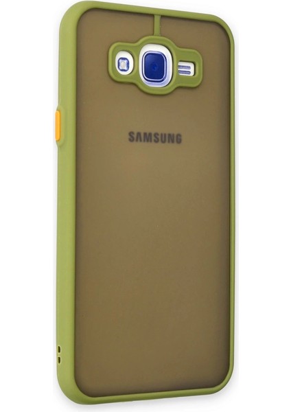 Buğz Samsung Galaxy J7 Kılıf Montreal Silikon Kapak - Açık Yeşil modelleri