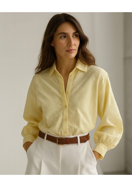 Sarı Kadın Gömlek