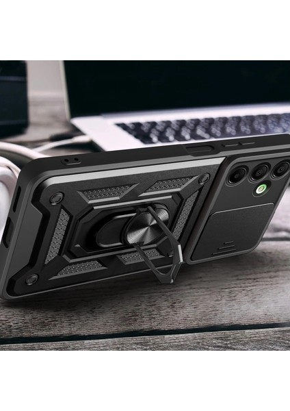 Buğz Samsung Galaxy A16 5g Kılıf Pars Lens Yüzüklü Silikon - Yeşil fiyatları