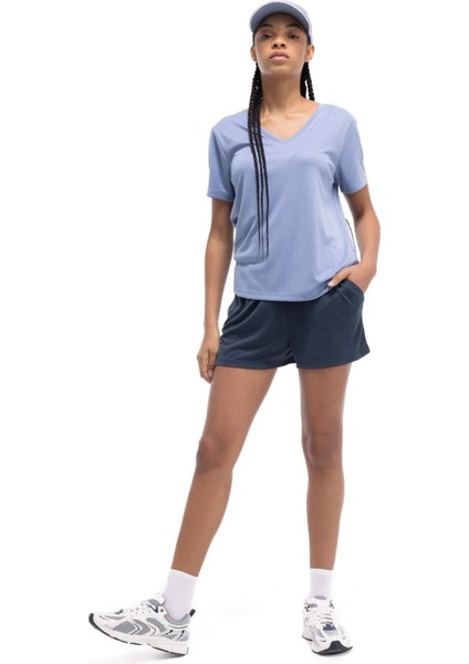 Fit Sporcu Kısa Paça Modal Şort