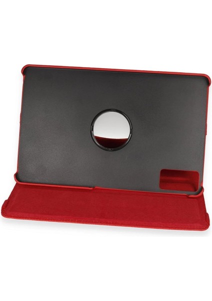Buğz Xiaomi Pad 6 Kılıf 360 Tablet Deri Kılıf - Kırmızı modelleri