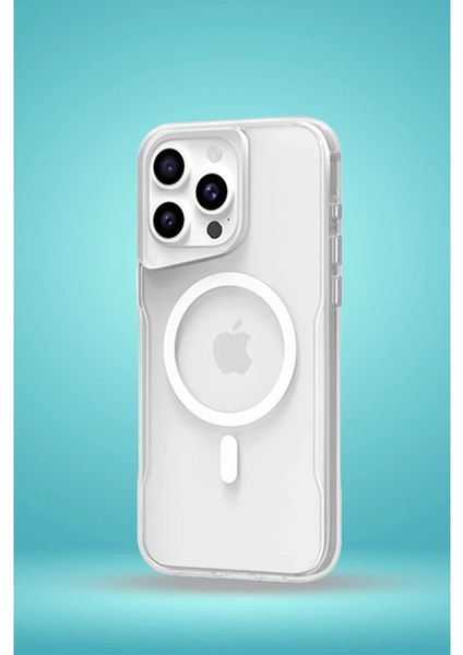 Buğz Newface Iphone 15 Pro Max Kılıf Pc Poso Magsafe Kapak - Şeffaf modelleri