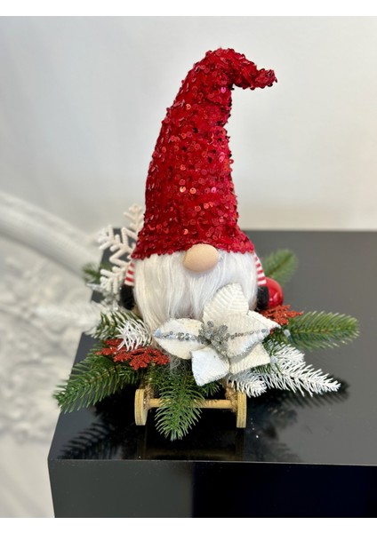 Yılbaşı Tasarım Lüks Kızak 30 cm