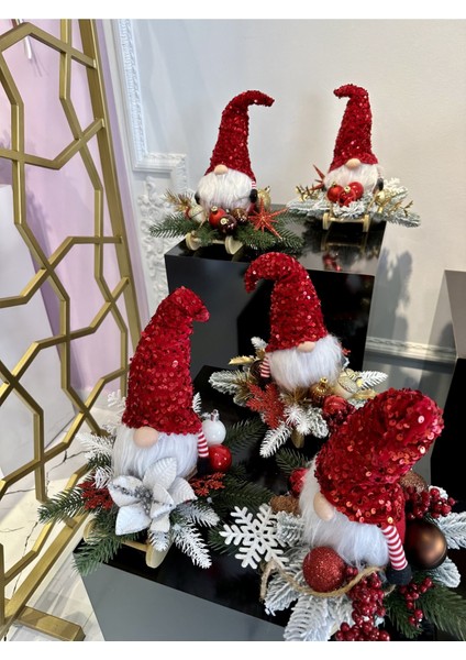 Yılbaşı Tasarım Lüks Kızak 30 cm indirimleri